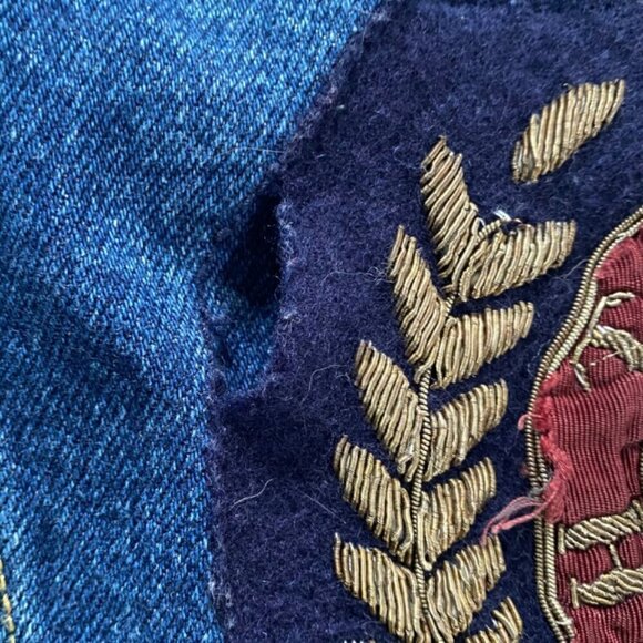 Tommy Hilfiger Tommy Jeans Women's Logo Patch Denim Jean Jacket, Size Medium - Picture 16 of 16